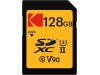 KODAK 128GB UHS-II U3 V90 SD Card  285/254
